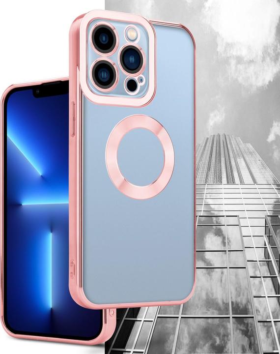 Actual product image Cadorabo TPU Chrome Case with Camera Protector for Apple iPhone 13 PRO MAX (Apple iPhone 13 Pro Max)