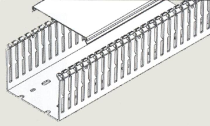Elitec Condotto di cablaggio stgr 80x100x2000mm N1680 (10 cm)