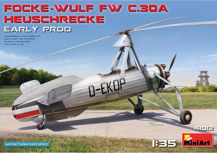 Actual product image Mini art Focke-Wulf Fw C.30A Locust. Early Prod