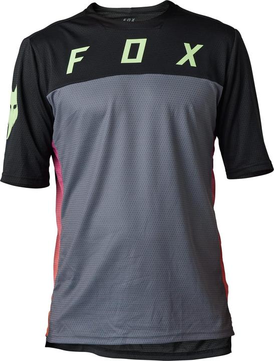 Fox Jersey 23 Defend Ss Cekt Blk 2x (XXL)