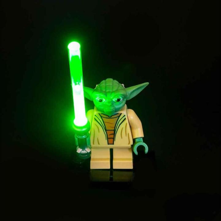 Produktbild Light my bricks LED Beleuchtung für LEGO® Start Wars Lichtschwert - Grün (5 cm Kabel)