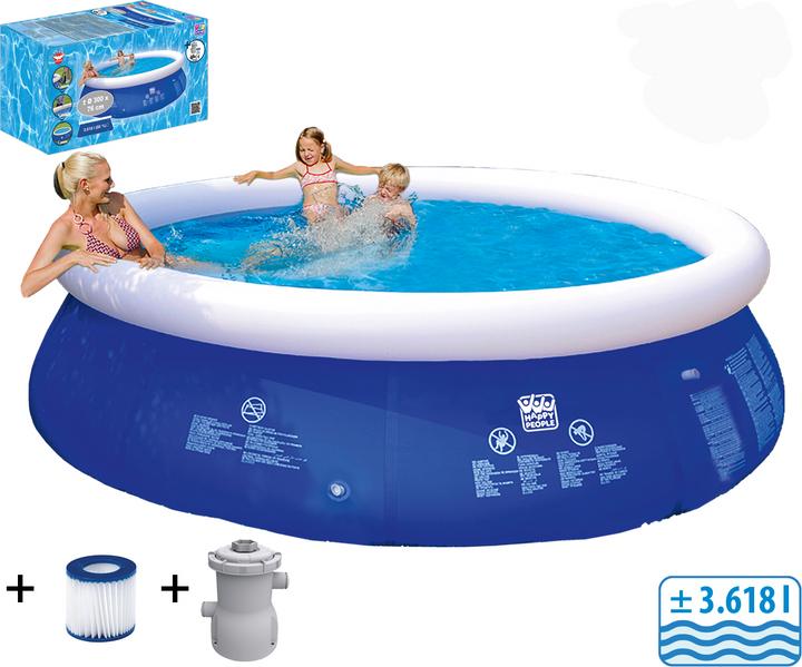 Produktbild Happy People Quick Up Pool Set 300 x 76 cm