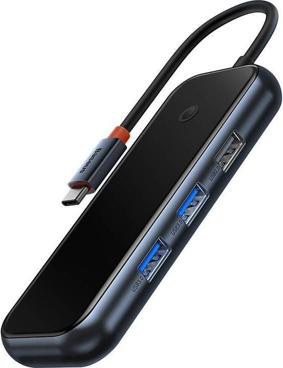 Produktbild Baseus AcmeJoy 5-Port Type-C HUB AdapterType-C to HDMI*1+USB3.0*2+USB2.0*1+Type-C PD&Data *1Dark Gray (USB-C, 5 Ports)