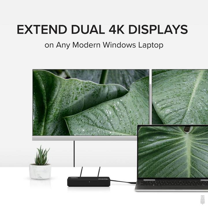 Productafbeelding Plugable DP & HDMI Dubbele Monitor Adapter