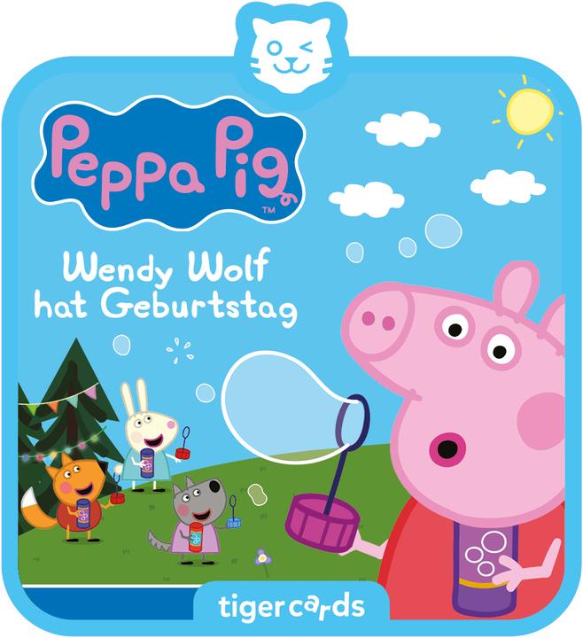 Actual product image Tigermedia Tigercard- Peppa Pig - Episode 5: Wendy Wolf has birthday (German)