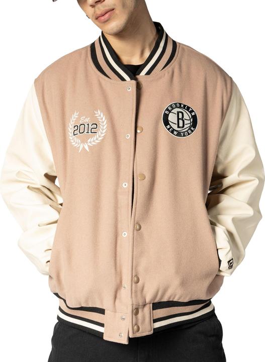 Produktbild New Era Varsity College Jacke - NBA Brooklyn Nets - XXL (XXL)