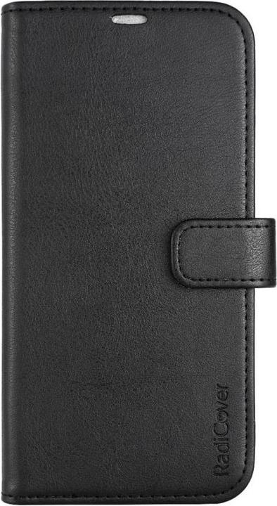 Radicover Radiation Protection Wallet Vegan Leather iPhone 14 PLUS Flipcover Black (Apple iPhone 14 Plus)