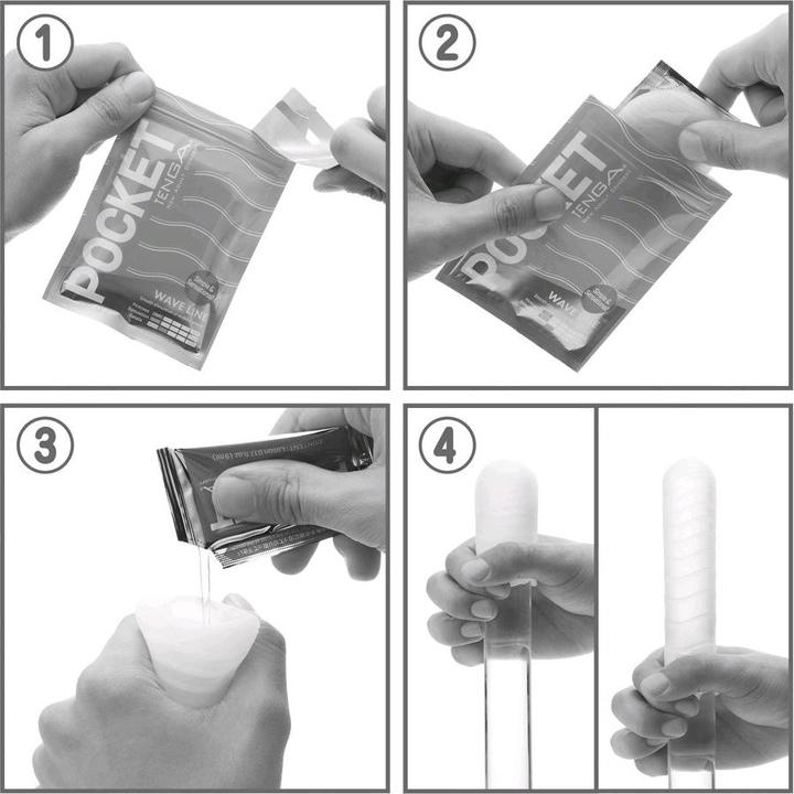 Actual product image Tenga Pocket Crystal Mist