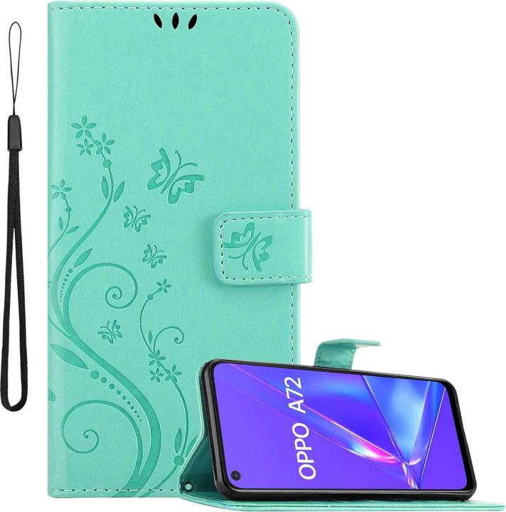 Immagine prodotto Cadorabo Custodia per Oppo A72 Flower Book (Oppo A72)