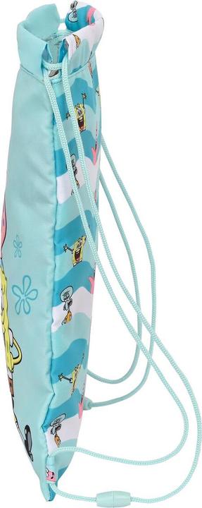 Produktbild Safta Rucksacktasche mit Bändern Spongebob Stay positive Blau Weiss (26 x 34 x 1 cm)