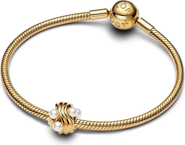 Produktbild Pandora Abstrakter Wellen-Charm (Vergoldet, Edelstahl)