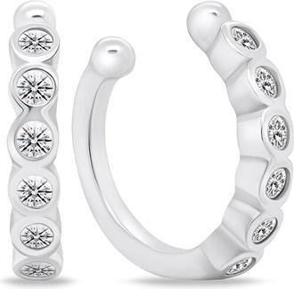 Image du produit Brilio Silver - Boucles d'oreilles fantaisie en argent avec zircons clairs EA695W