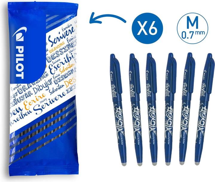 Pilot FriXion Ball FlowPack (Bleu, 6 x)