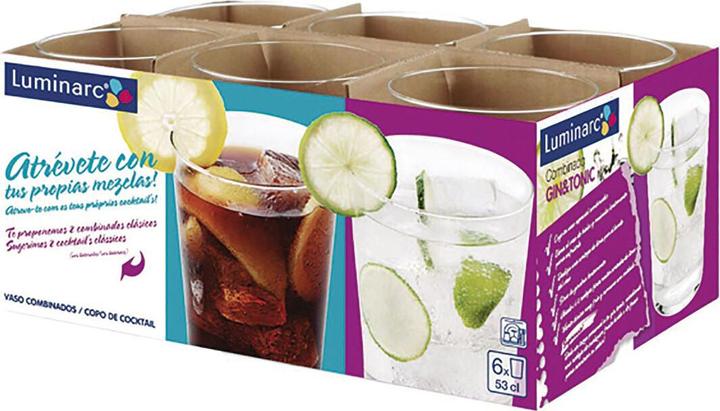 Actual product image Luminarc Drinking glass Sidra Gigante glass 6 pieces 530 ml (Pack 6x) (0.53 l, 6 x)