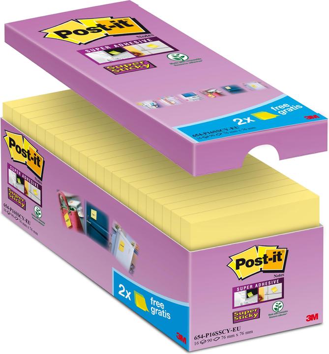 Immagine prodotto Post-it Super Sticky (76 x 76 mm)