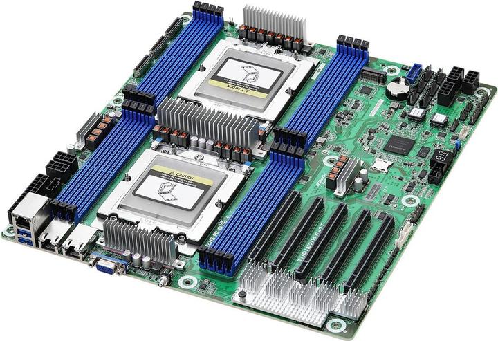 Actual product image AsRock Mainboard TURIN2D16-2T EEB Dual Sockel DP5 Single (SP5, SSI EEB)