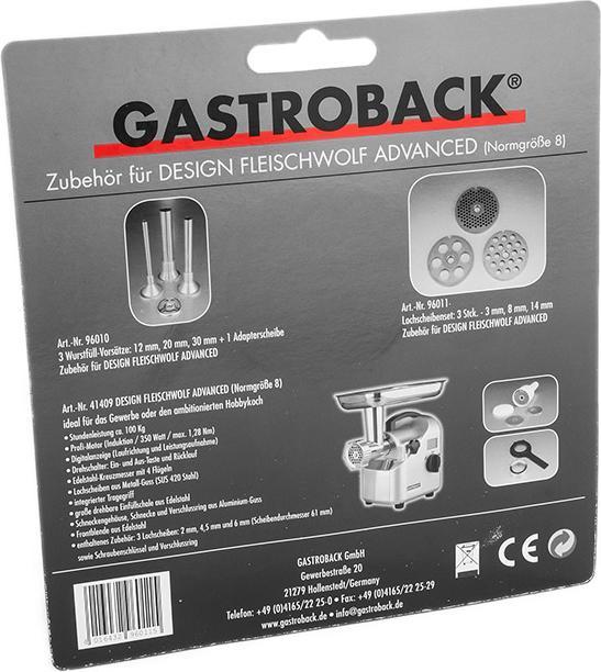 Produktbild Gastroback 96011 Lochscheiben-Set 3-tlg. Lochung: 3 mm, 8 mm, 14 mm