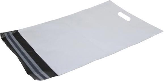 Immagine prodotto B.N.T. Forsendelsesposer PE hvid 400x600 mm med håndtag/hank - (100 pz.) (100 x)