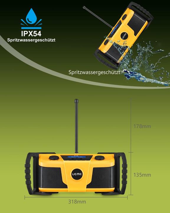 Produktbild Ueme DB-322 (Gelb-Schwarz)