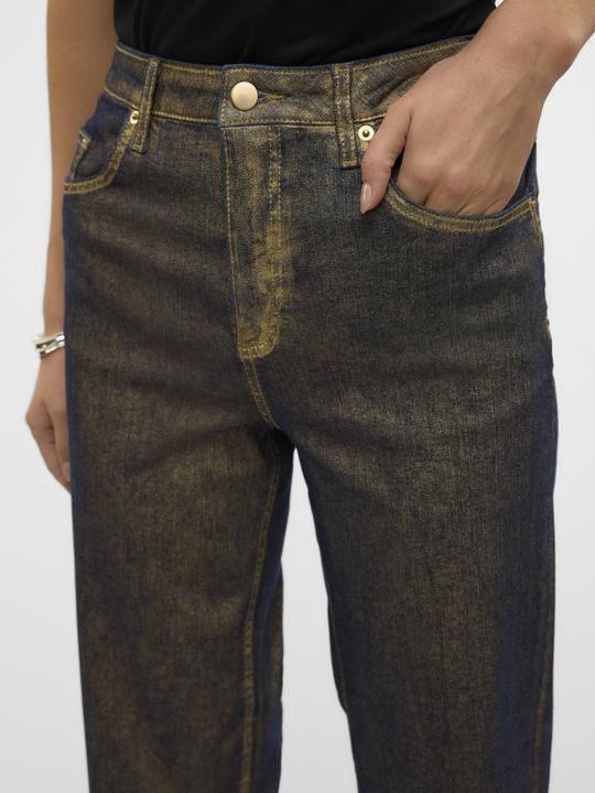 Actual product image Vero Moda VMTESSA Hohe Taille Weiter Beinschnitt Jeans Weit geschnitten (W28/L32)