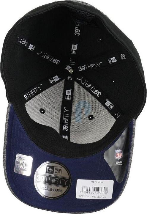 Produktbild New Era 39Thirty Cap - GREY New England Patriots - S/M (54, 55, 56, 57)