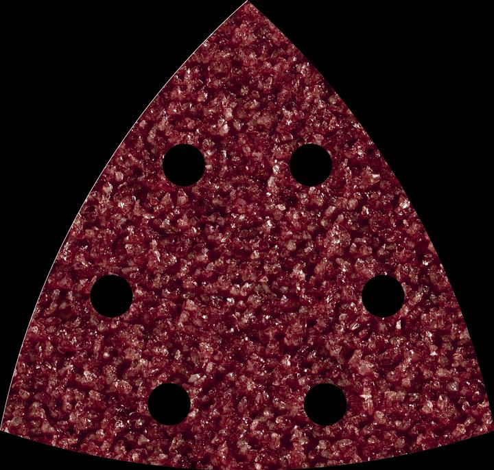 Actual product image wolfcraft wolfcraft 5 adhesive sanding sheets Aluminium oxide K40 Delta 105mm (40)