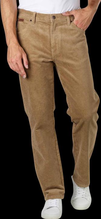 Wrangler Texas Cord Pant Straight Fit Lead Grey