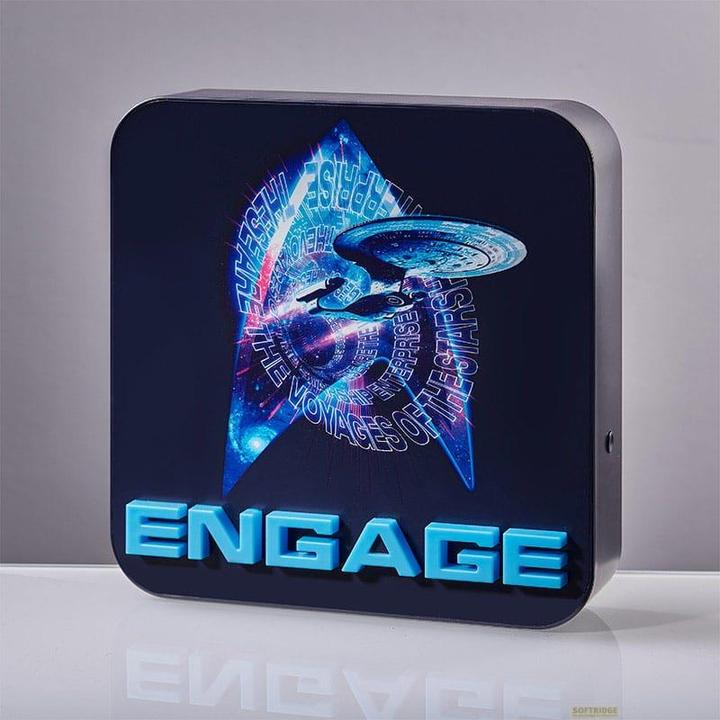 Numskull Star Trek - Lampada da ufficio / Applique murale 3D Logo Flotta Stellare