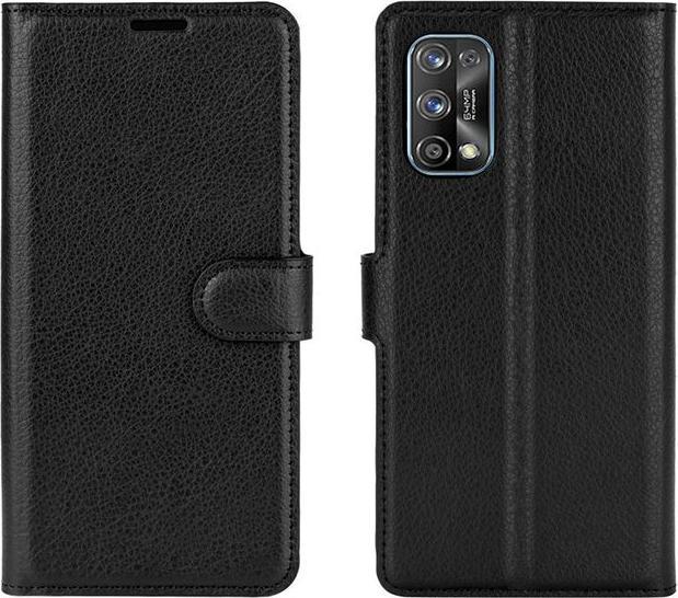 Actual product image MU Classic Litchi Leather Bookcover Series (Realme 7 Pro)