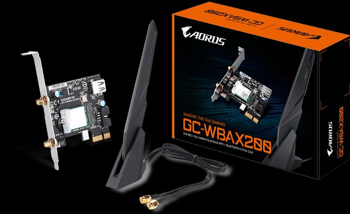 Actual product image Gigabyte GC-WBAX200 Wifi 6 (Mini PCI Express)