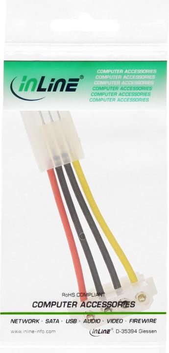 Produktbild InLine Strom Adapter 3,5" Buchse auf 5,25" Stecker