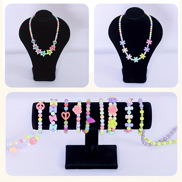 Immagine prodotto Activity Board Scatola per ragazze con 10 perline a griglia, braccialetti fai da te, decorazioni di perline fai da