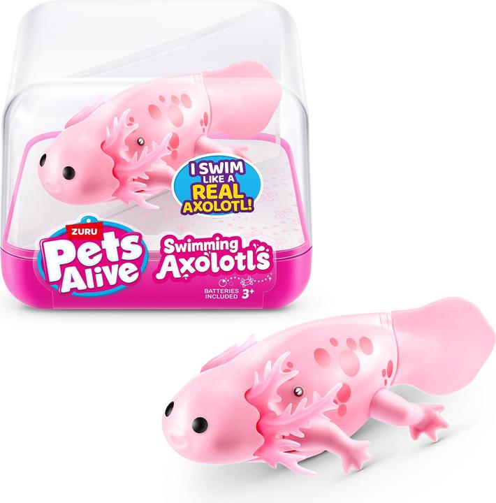 Productafbeelding Zuru HUISDIEREN LEVEND-WATER-GEACTIVEERD-ZWEMMEN AXOLOTL,S1,KUBUS,UQ,12PC