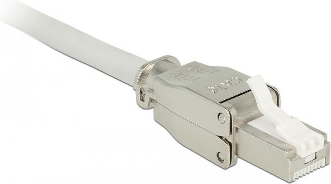 Image du produit Delock Connecteur 86476 1 pièce, gris sans outillage (Câble réseau Connecteur)