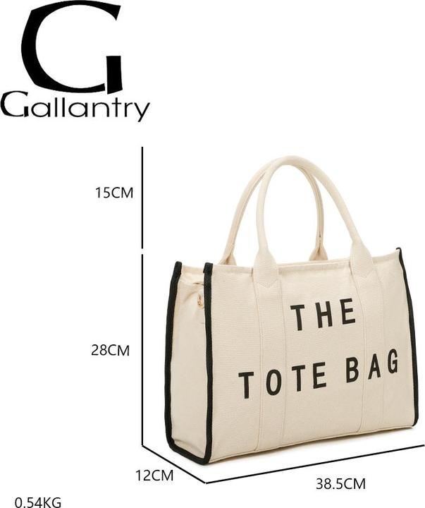 Actual product image Gallantry The Totebag fabric handbag size L (5 l)