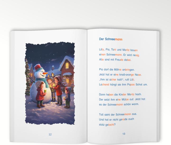 Produktbild Silbenbuch 2. Klasse - Meine schnsten Weihnachtsgeschichten (Deutsch, Tabea Bringewatt, 2024)