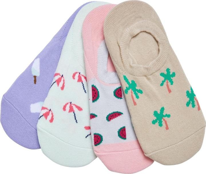 Image du produit Urban Classics Chaussettes d'été en fil recyclé Invisible 4-Pack (paquet de 4, 43 - 46)