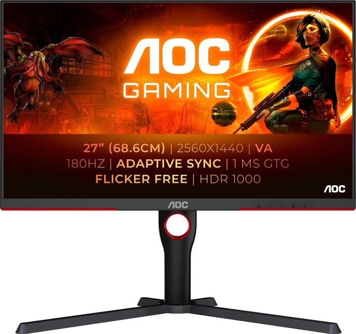 AOC Q27G3XMN/BK (2560 x 1440 Pixel, 27")