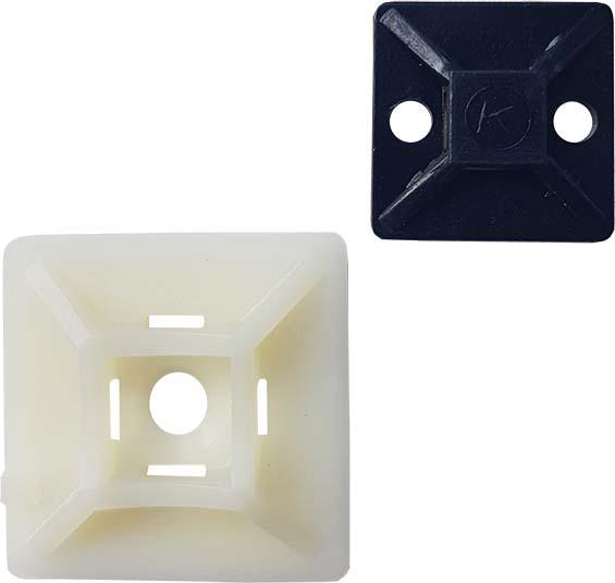 Produktbild CellPack Befestigungssockel Kst natur 4mm KZB/146484 (Befestigungsschlaufen, 20 mm, 100 Stk.)
