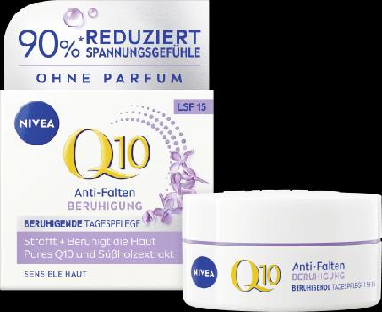 Actual product image NIVEA Anti-Wrinkle Face Cream Q10 Soothing Spf 15 50 Ml (50 ml, Day cream, SPF 15)