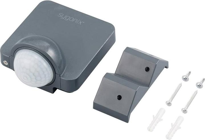 Produktbild Sygonix SY-5836536 Wand PIR-Bewegungsmelder 360 ° Relais Dark-Grey IP54 (8 m)