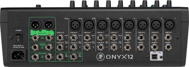 Immagine prodotto Mackie Onyx12 (Mixer da studio e live)