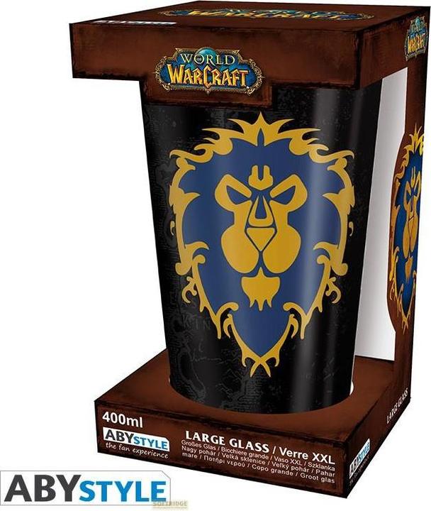 Image du produit ABYstyle WORLD OF WARCRAFT - Grand verre - 400ml - Alliance - box x2
