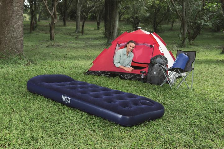 Image du produit Bestway Matelas Floqué Easy Inflate Facile à Gonfler - 1-personne - 1.85m x 76cm x 28cm