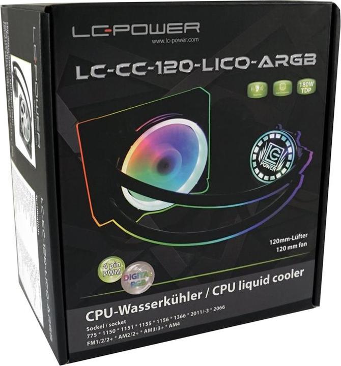 Image du produit LC-Power 800-2000 tr/min ARGB LED, DC, FDB