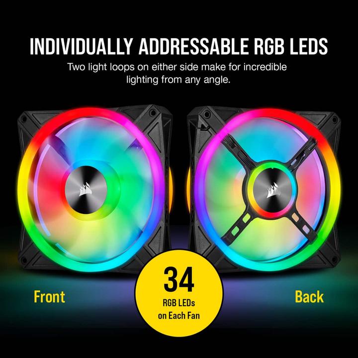 Actual product image Corsair iCUE QL140 RGB (140 mm, 1 x)