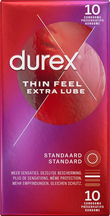 Immagine prodotto Durex Thin Feel Extra Lube - 10 preservativi (10 pz.)