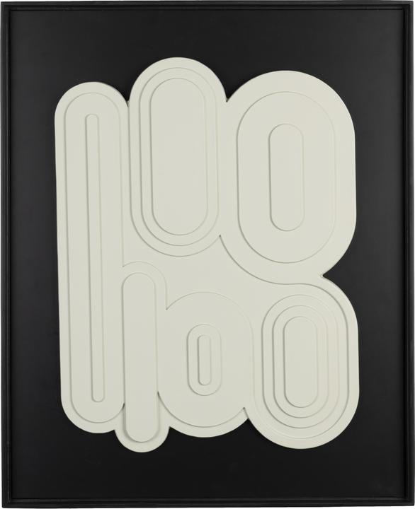Actual product image Zuiver August Wall Art Black/White