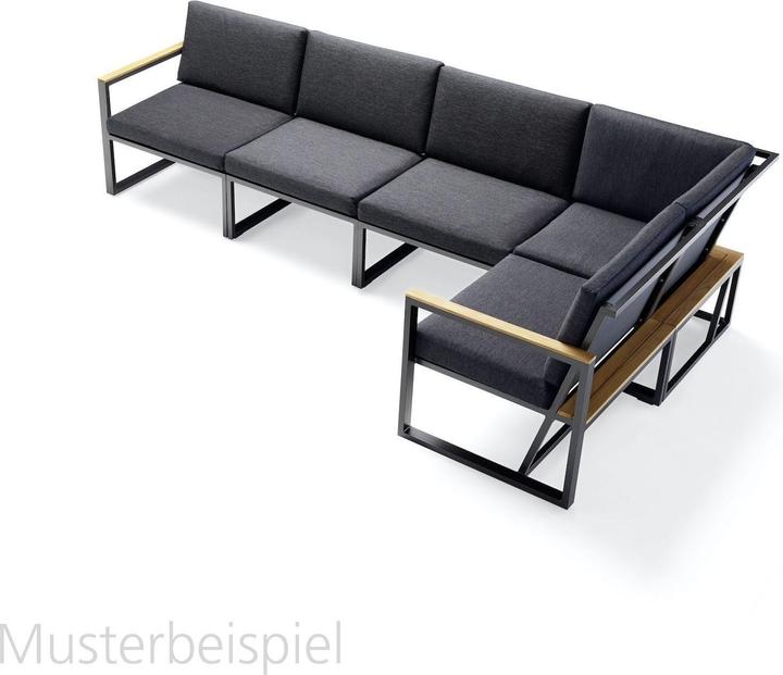 Actual product image Sieger Exclusiv Passion Garden Furniture Series Havana Winner Havana Lounge Group Side Panel Left
