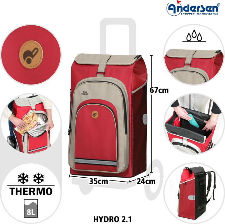 Immagine prodotto Andersen Hydro 2.1 rouge